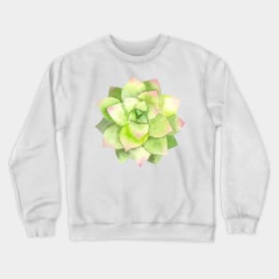 Green Flower Crewneck Sweatshirt